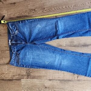 Womens SO brand jeans size 17x33 Low Rise Bootcut like new